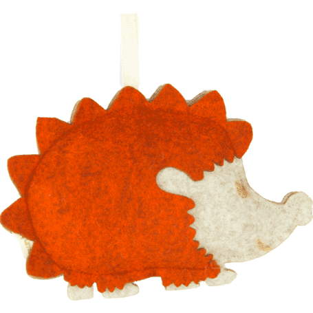 Profumatore a forma di riccio color arancione